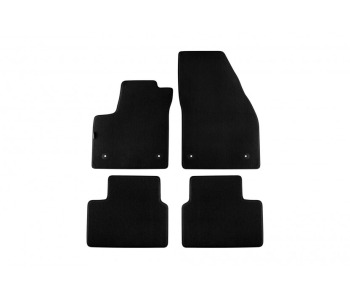 Мокетни стелки PETEX черни Style - комплект предни и задни (4 броя) за OPEL MERIVA B (S10) от 2010