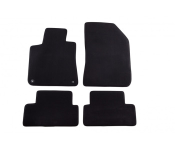 Мокетни стелки PETEX черни Style - комплект предни и задни (4 броя) за PEUGEOT 308 II (T9) от 2013 до 2021