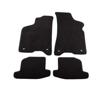 Мокетни стелки PETEX черни Style - комплект предни и задни (4 броя) за VOLKSWAGEN LUPO (6X1, 6E1) от 1998 до 2005