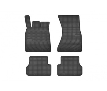 Гумени стелки комплект предни и задни (4 броя) - черни за AUDI A7 Sportback (4GA, 4GF) от 2010 до 2018