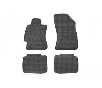 Гумени стелки комплект предни и задни (4 броя) - черни след 2014 за SUBARU OUTBACK (BS) от 2014