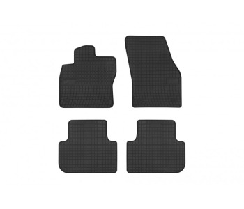Гумени стелки комплект предни и задни (4 броя) - черни за VOLKSWAGEN TIGUAN (BW2) ALLSPACE от 2017