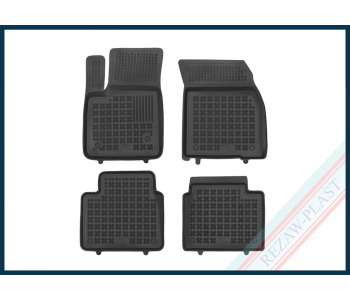 Гумени стелки комплект предни и задни черни (4 броя) за FORD FOCUS IV (HM) седан от 2018