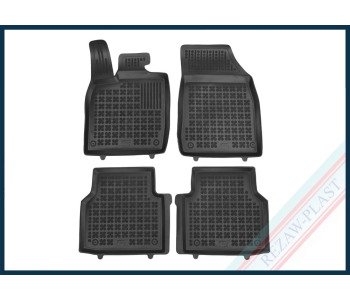 Гумени стелки предни и задни черни 4бр. за SKODA ENYAQ iV SUV (5AC, 5AZ) от 2020