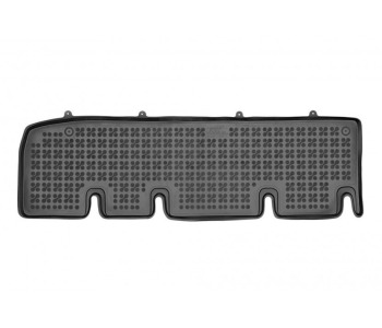 Гумени стелки черни 1-бр (2-ри реда седалки) за FIAT TALENTO (296) пътнически от 2016