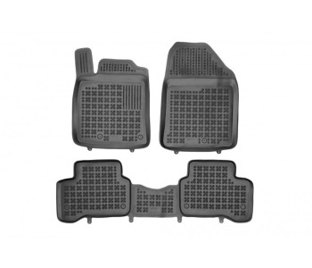 Гумени стелки черни 3-бр (1-ви и 2-ри ред седалки) за HYUNDAI IONIQ (AE) от 2016