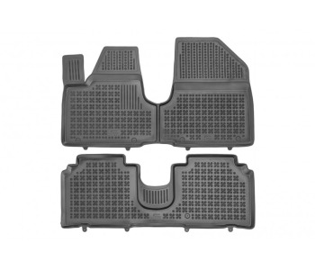 Гумени стелки черни 2-бр (1-ви и 2-ри ред седалки) за HYUNDAI IONIQ (AE) от 2016