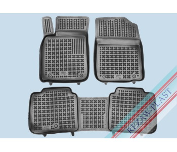 Гумени стелки черни 3-бр (1-ви и 2-ри ред седалки) за LEXUS ES (V6) от 2012