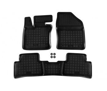 Гумени стелки черни 3-бр (1-ви и 2-ри ред седалки) за LEXUS UX (ZA10) от 2018