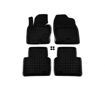 Гумени стелки черни 4-бр (1-ви и 2-ри ред седалки) за MAZDA CX-5 (KF) от 2016