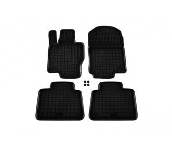 Гумени стелки черни 4-бр (1-ви и 2-ри ред седалки) за MERCEDES GLE Coupe (C167) от 2019
