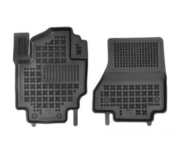 Гумени стелки черни 2-бр (1-ви ред седалки) за NISSAN NV200 товарен от 2010