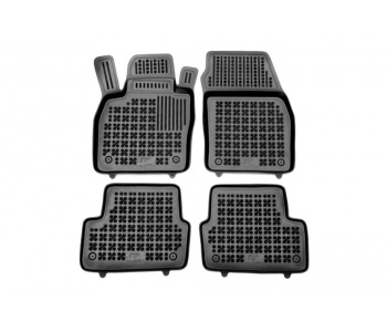 Гумени стелки черни 4-бр (1-ви и 2-ри ред седалки) за SEAT IBIZA V (KJ1) от 2017